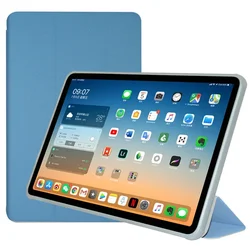 Premium Folding Stand Cover with TPU Soft Back for Oscal pad 100 (Blue)