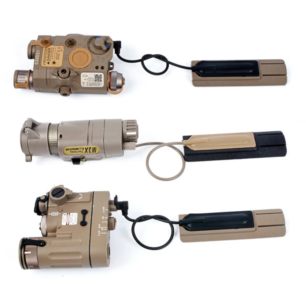 Tactical Airsoft ITI TD Scar Pocket Panel Remote Switch Rail Pads Set 4.33" Fits 20mm Rails PEQ Flashlight Rat Tail Card Slot