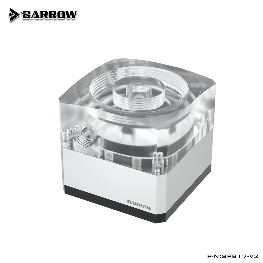 Carrinho de Mão 17w Rgb Bomba Reservatório Pente Ddc Pwm Bomba Mais 195 mm 245 mm 295 mm Reservatório para Sistema de Refrigeração Água Sensor de Temperatura Preto Ventiladores e resfriadores - Imagem 4