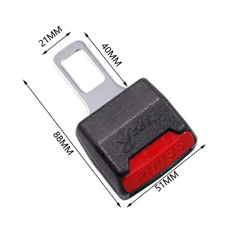 Car Seat Belt Clip Extender Safety Seatbelt Lock Buckle Plug Thick Insert Socket Extender 2 PCS seat belt extender,seat belt clip,seat belt extender kit,seat belt lock