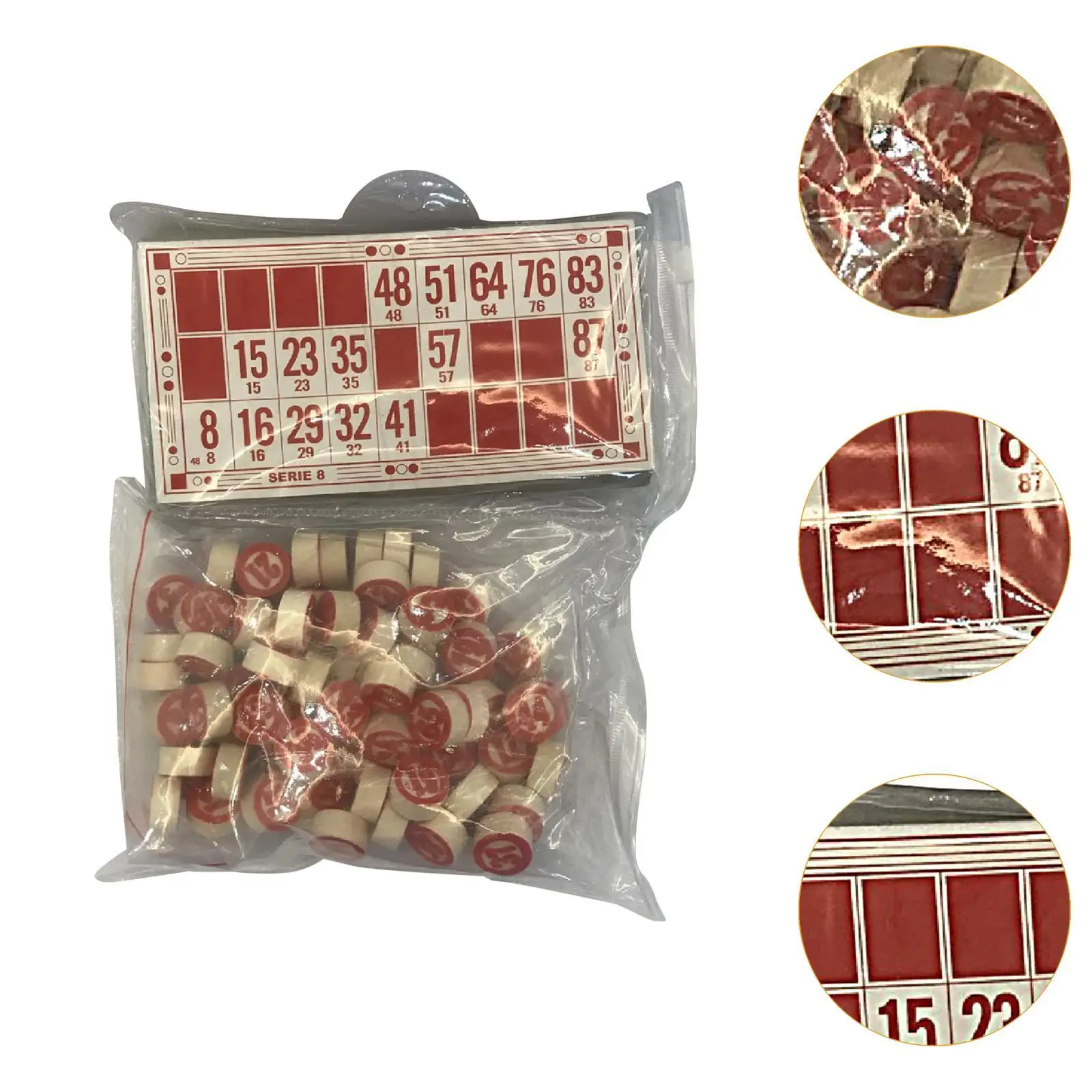 러시아 로또 체스 보드 게임, 로또 보드 게임, 전통 재미있는 나무 빙고 세트, 빙고 보드,