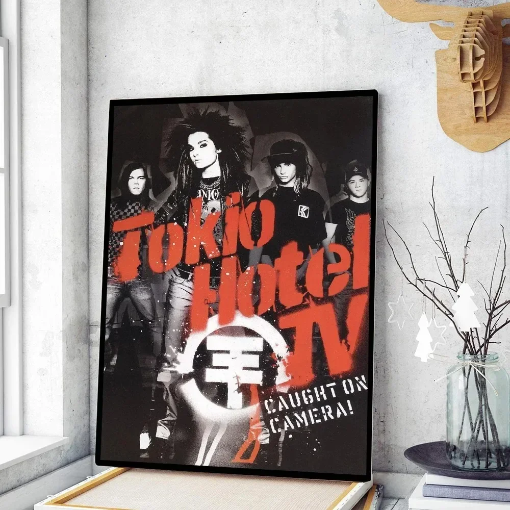 Poster di pittura su tela estetica Tokio Hotel Band Poster Poster di film Immagini di arte della parete per la decorazione del soggiorno - immagine 4