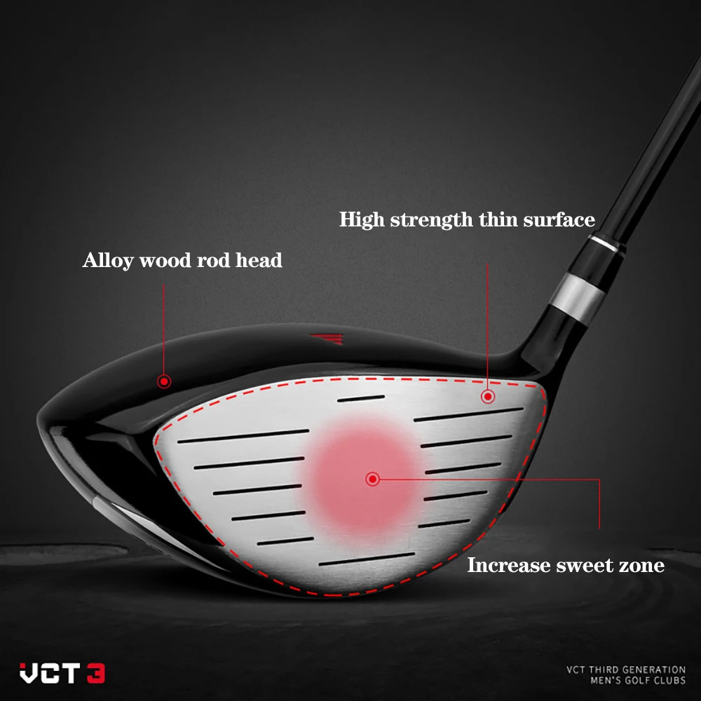 Description Picture 5 of itemPGM MG031 VCT3 Golf Clubs,Men's Drivers 1 Wood Clubs,Beginners Right Hand Aluminum Alloy Head Hybrids Wood Pole