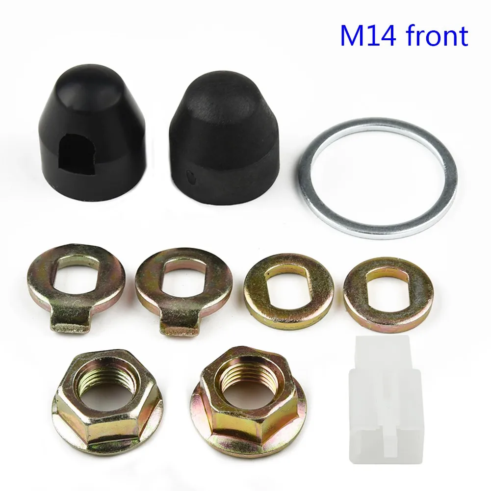 High-Performance E-Bike Hub Motor Axle Kit with Lock Nut & Spacer Accessories