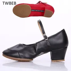 Women's Latin Dance Shoes Tango Salsa Girls Woman Soft Sole Modern Ballroom Dance Shoes Teacher Shoes Oxford Sneakers