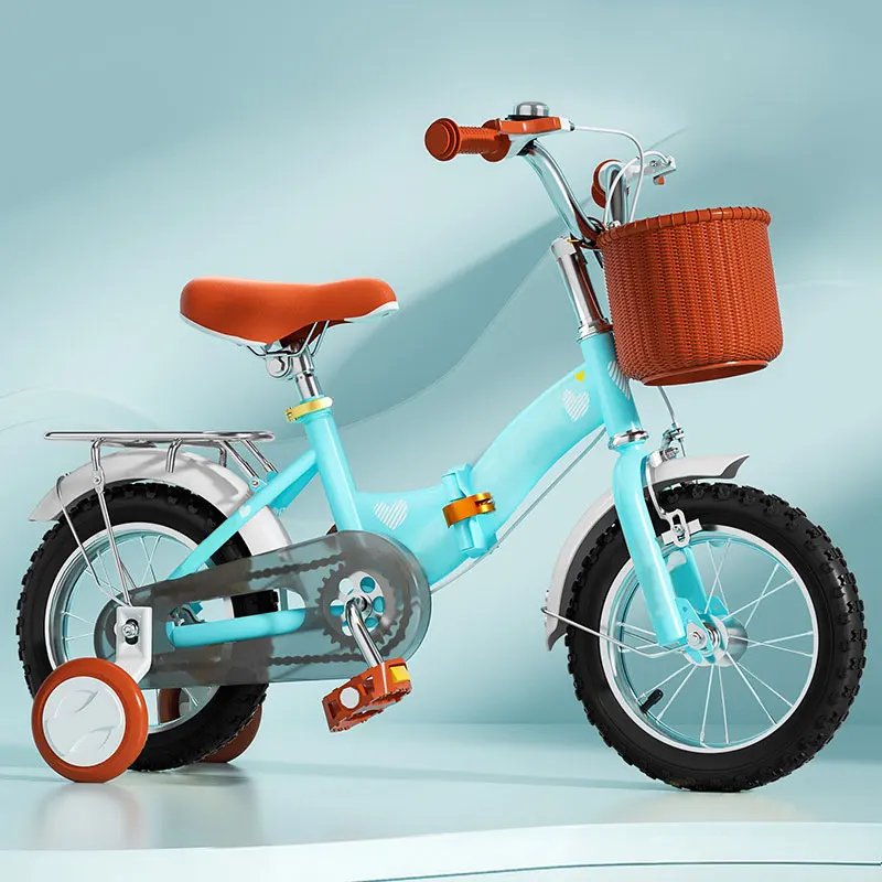 Vélo Antidérapant Réglable de 12 14 16 18 20 Pouces pour Garçon et Fille,  Bicyclette de 2 à 12 Ans, Cadeaux pour Enfant