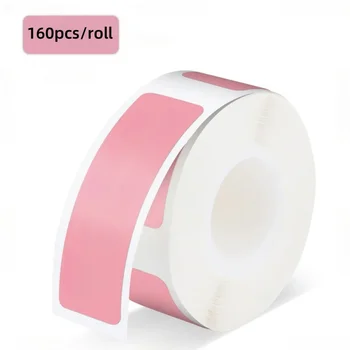 160 pz/rotolo etichetta adesiva portatile impermeabile, 12*40mm etichette adesive colorate autoadesive carta termica stampabile adatta per