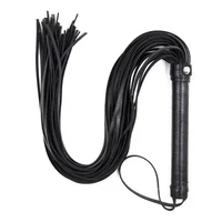 40CM Genuine Leather Tassel Horse Whip With Handle Flogger Equestrian Whips Teaching Training Riding Whips 2
