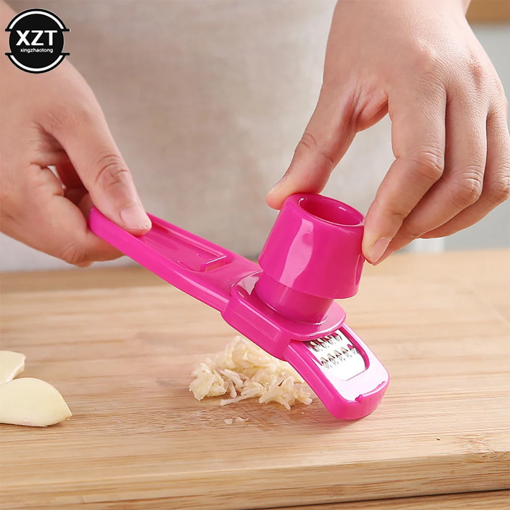 Simple Garlic Grinder Garlic Mud Artifact Stainless Grater Multi-Function Press Household Small Kitchen Utensils