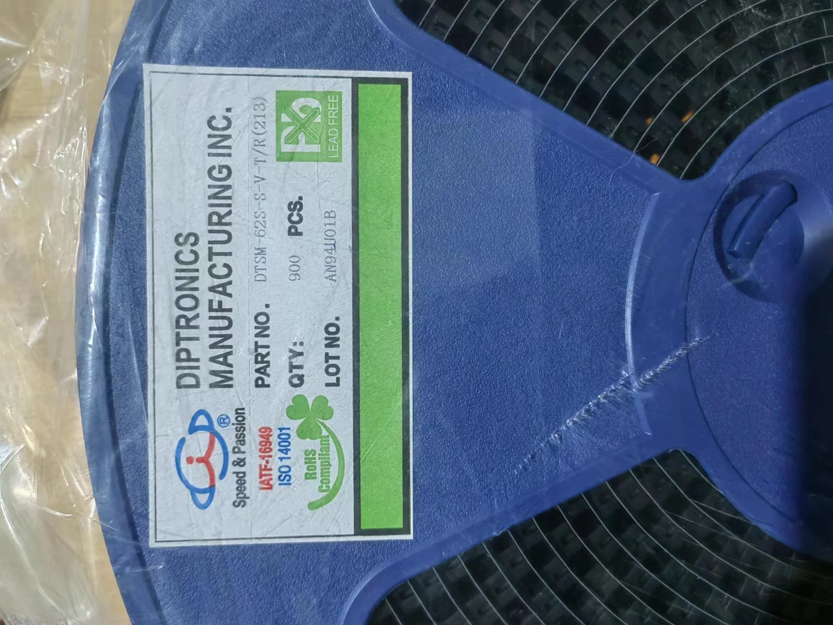 50 Pz Spot Originale Taiwan Yuanda Dip Touch Switch Dtsm-62S-V-T /R Diptronics