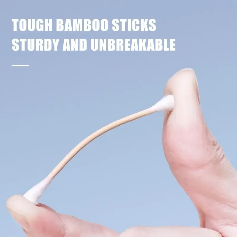 Double-ended Cotton Swabs Nose Ears Cleaning Women Makeup Tools Cleaning Sticks Healthy Tools 500pcs