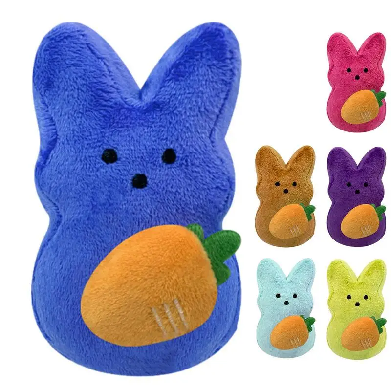 New Kids toys Bunny Plush Toy Cute Stuffed Animal Carrot Rabbit Doll Boys Girls Soft Toys Throw Pillow Easter Decoration Gifts easter bunny egg shower curtain set rural outdoor natural landscape waterproof bathroom decoration bathtub shower curtain set