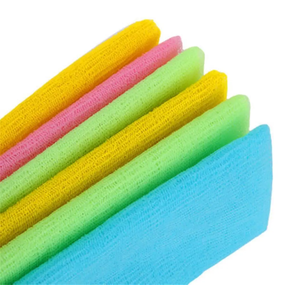 1/3/5 Pcs Random Color Cheap New Hot Sale Exfoliating Bath Shower Cloth Scrubbing Body Cleaning Washing Towel 3