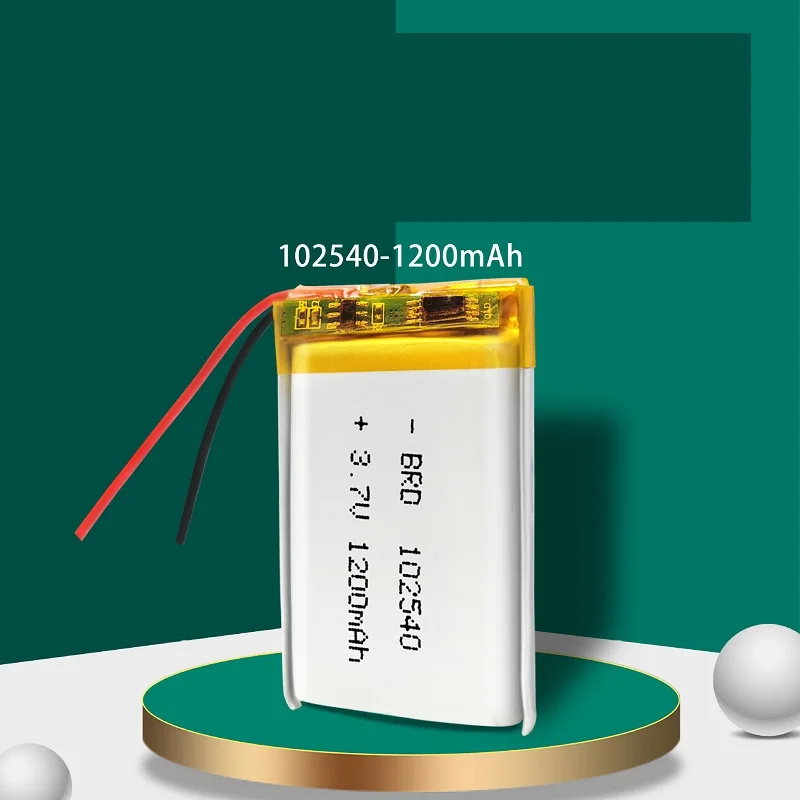 102540 3.7V 1200mAh Rechargeable Li-Polymer Li-ion Battery For Mp3 Mp4 Mp5 Toys DVR GPS PDA Tools LED Ligts Lamps 982438 102541 power tool battery rechargeable lithium batteries