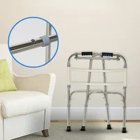 Aluminum Alloy Walker  HeightAdjustable Mobility Aid, WearResistant Handrail, NonSlip Walking Assistant for Elderly 2