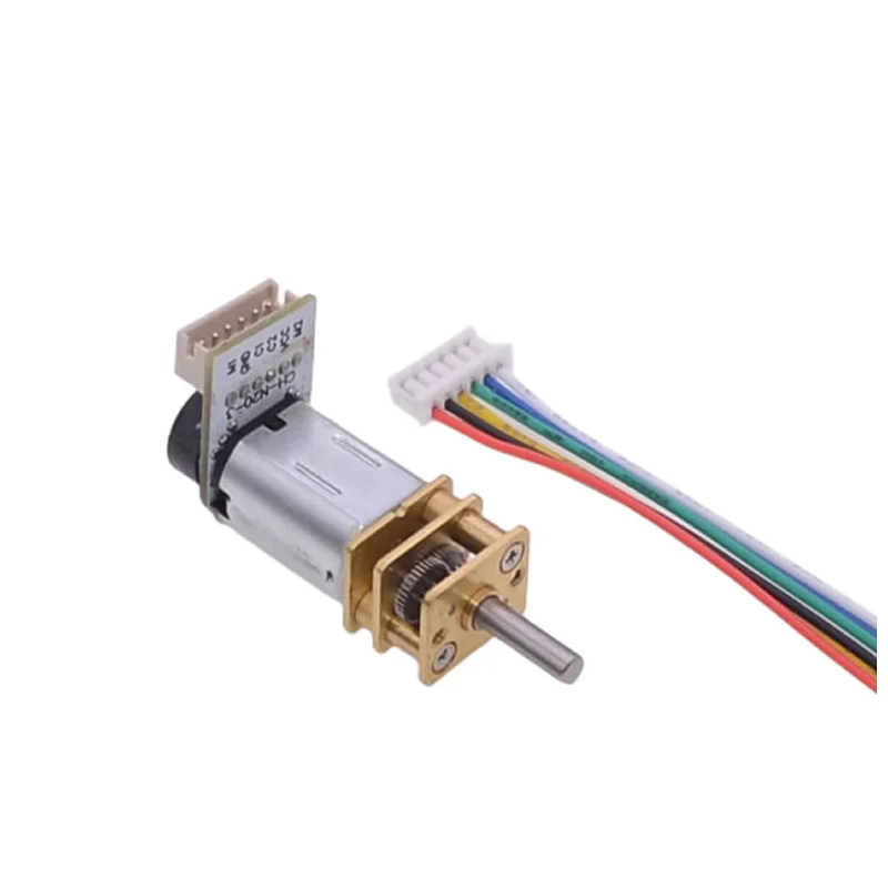 

N20 miniature DC deceleration 3V6V12V Huoer coded speed measuring code disc intelligent car robot small motor