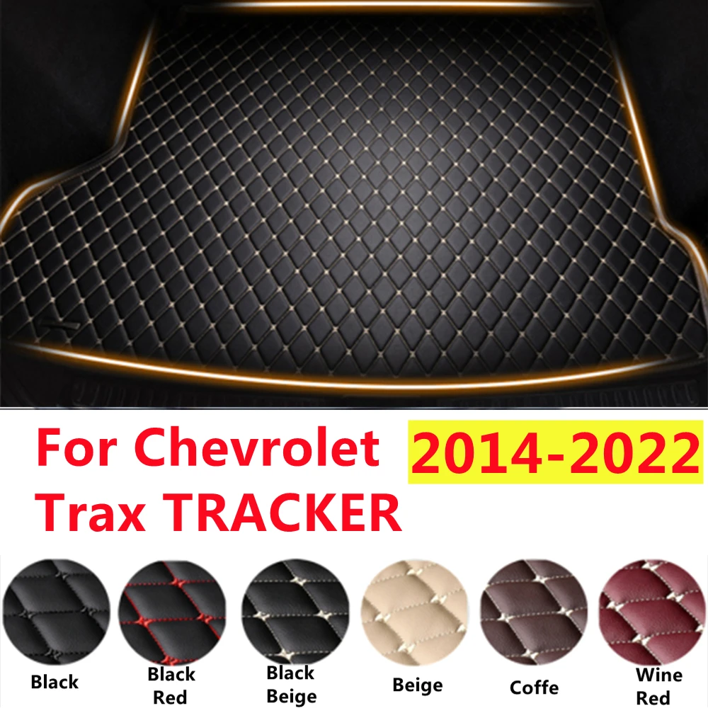 

SJ XPE кожаный плоский под заказ подходит для CHEVROLET Trax TRACKER 2022 автомобильный коврик для багажника автомобильные аксессуары задний грузовой лайнер крышка ковра
