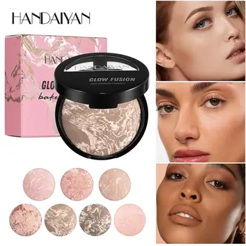Bronzer Marble Powder Setting & Oil Control Delicate Concealer Make-up Invisible pores Long-lasting face makeup