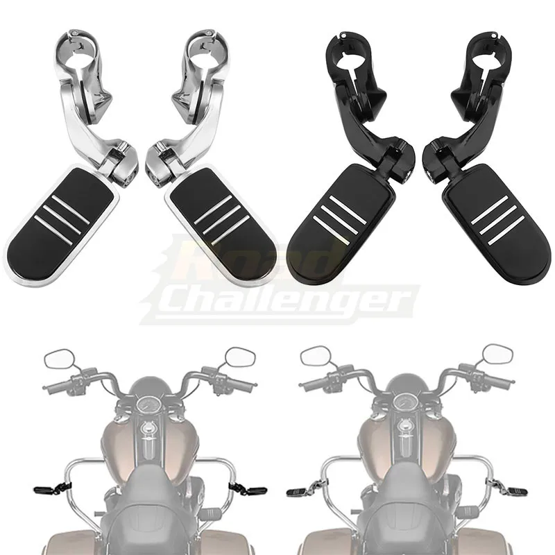 Universal Motorcycle Foot Rest Highway Engine Guard Foot Pegs Mount For Harley Honda Kawasaki Suzuki 1 1/4" 32mm motorcycle accessories motorcycle footrests