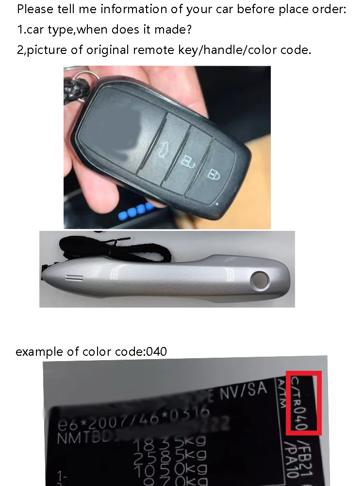 PKE Keyless Entry System New Toyota BZ4X Year 2022-2023 Original Remote Key With 2 Car Handle Comfort  Access Car Part