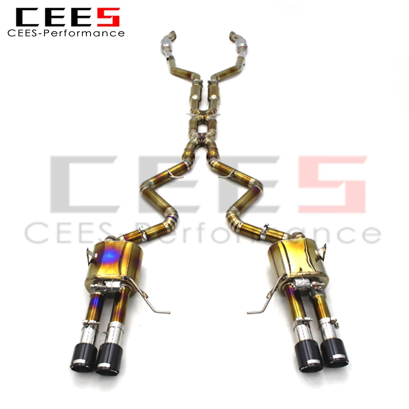 Valvola In Titanio Cees Performance Per Bmw M3 E90/E92/E93 4.0L 2008-2013 Con Sistemi Di Scarico Catback Per Downpipe Catalyst