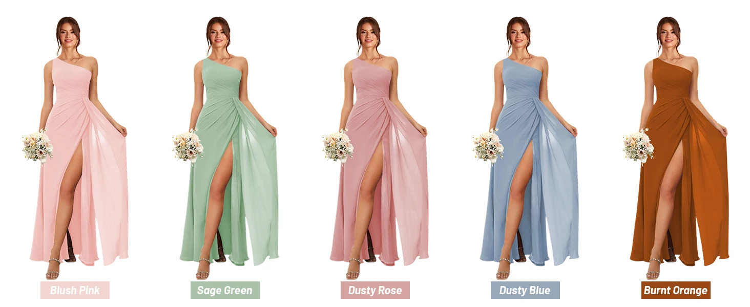 Elegantes Chiffon-Nachthemd für die Trauzeugin