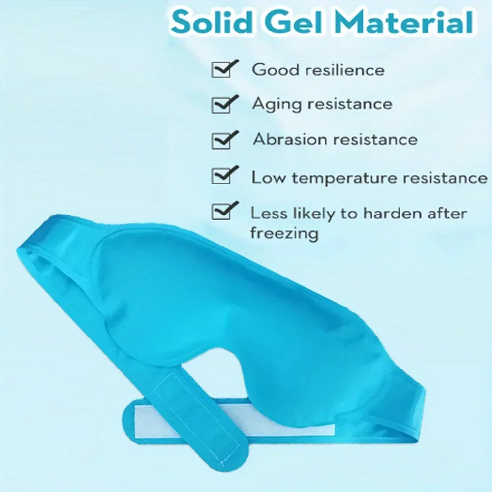 ReusableIce Eye Mask Gel Reduce Dark Circles Relieve Fatigue Lessen Eyestrain Cooling Reusable Sleeping Eye Gel Patches Mask