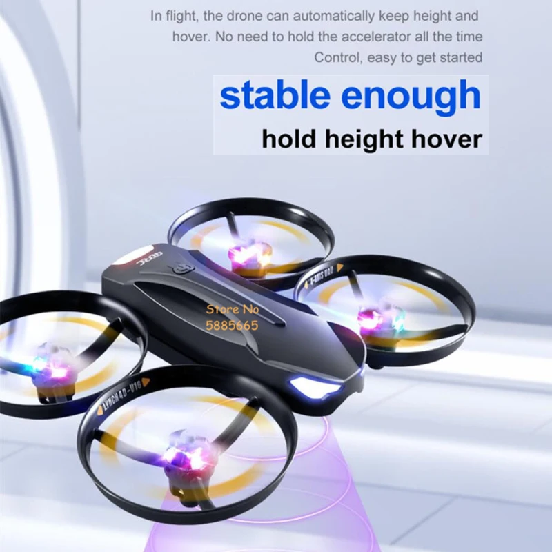 200M 6K 듀얼 카메라 WIFI FPV RC 드론 20분 비행 360도 회전 °   컬러풀 라이트 3D 롤 스마트 호버 리모컨 쿼드콥터 드론 장난감 보호