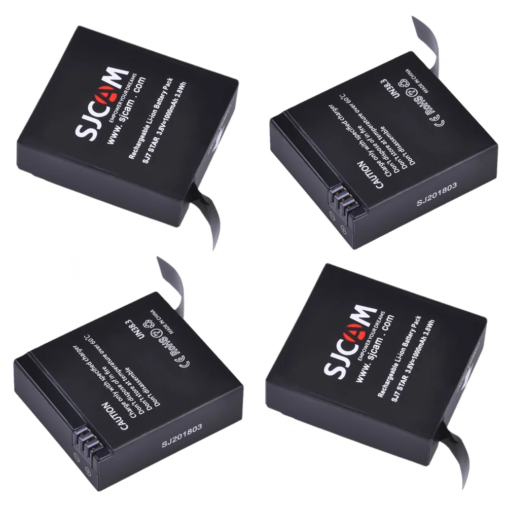 SJCAM SJ7 + バッテリー2つ + 専用リモコン等(注意事項あり) Sjcam sj7用充電器,バッテリー1000mah,sj7用アクションカメラ