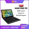 Tablet AGM PAD P2 8GB+256GB 11“ FHD Display 50MP Camera 7850MAh Battery MTK G99 480 Nit Brightness Widevine L1 1