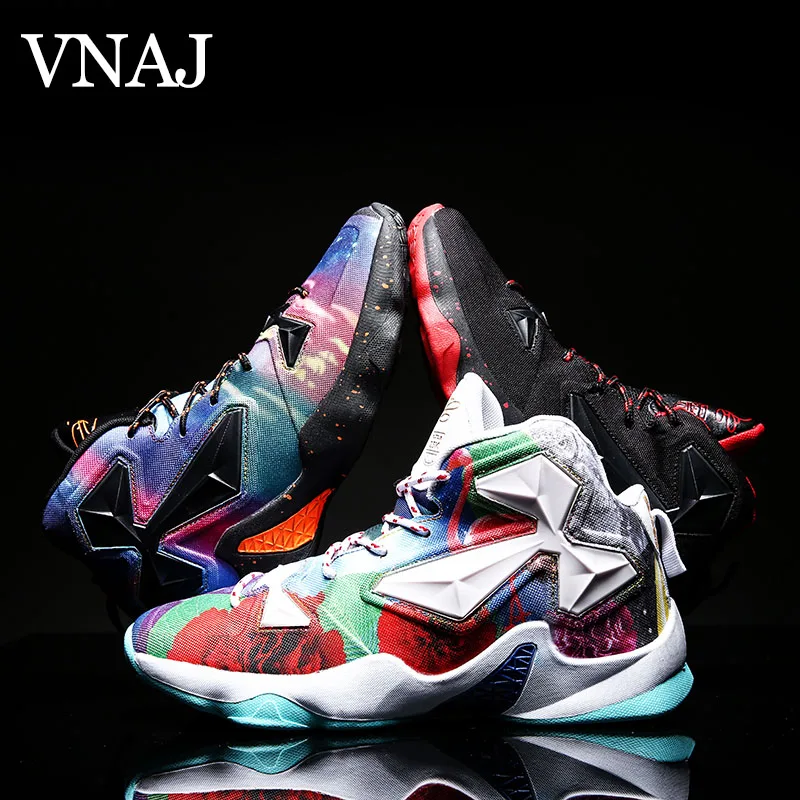 

VNAJ Basketball Shoes Men Sports Shoes High Tops Mens Basketball Sneakers Athletics Basket Shoes Outdoor Men Sneakers Big Size
