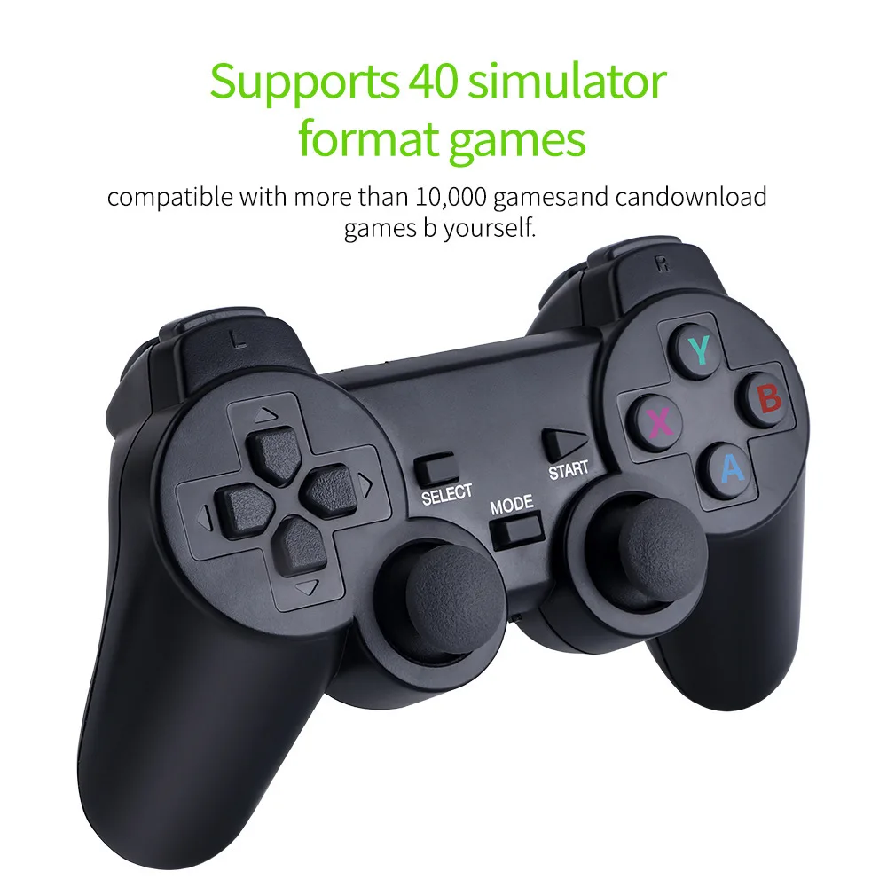 Video Game Sticks 4K M8 Console 64G Double Wireless Controller Game Stick 10000 games 32GB Retro games For PS1 GBA