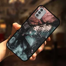 Custodia per telefono in silicone TPU morbido con marmo di lusso