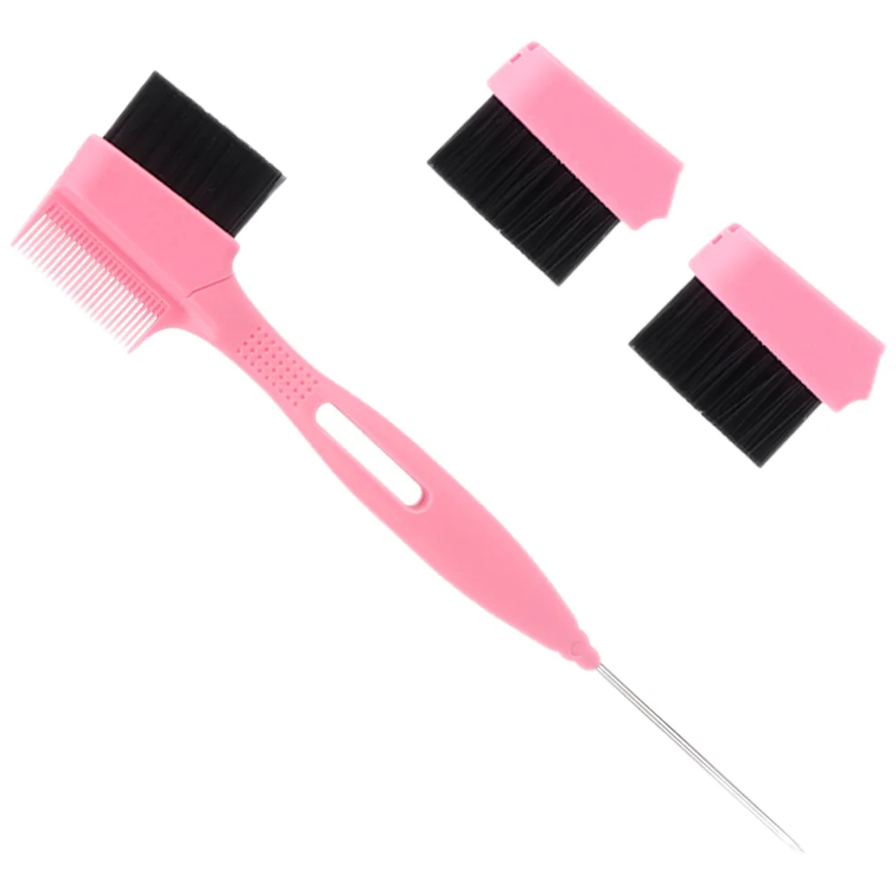 

Steel Needle Eyebrow Brush Makeup Portable Hair Edge Modify Double-headed Comb Pp Miss