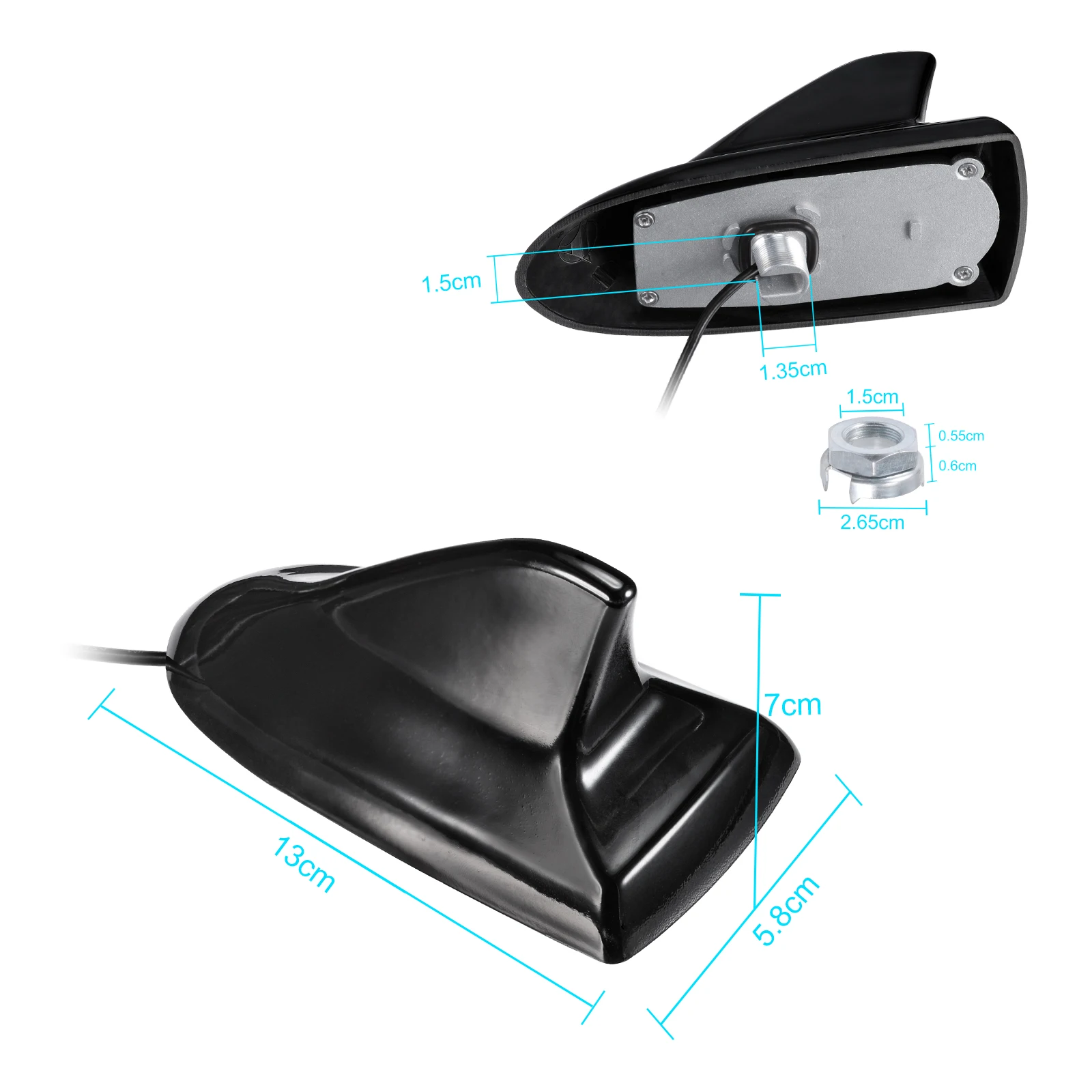 Universal Car FM Radio Roof Mount Antenna for Vehicle Stereo