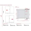 2 (1800) – (Door is NOT Included) - Completely Concealed Hardware and Track. Made in Italy. Free Template Included. 5