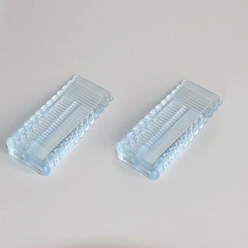 Reusable Silicone Door Stopper Non-Slip Wedge Child Safety Prevents Slamming And Pinching for Home And Office Silicone Door Stopper