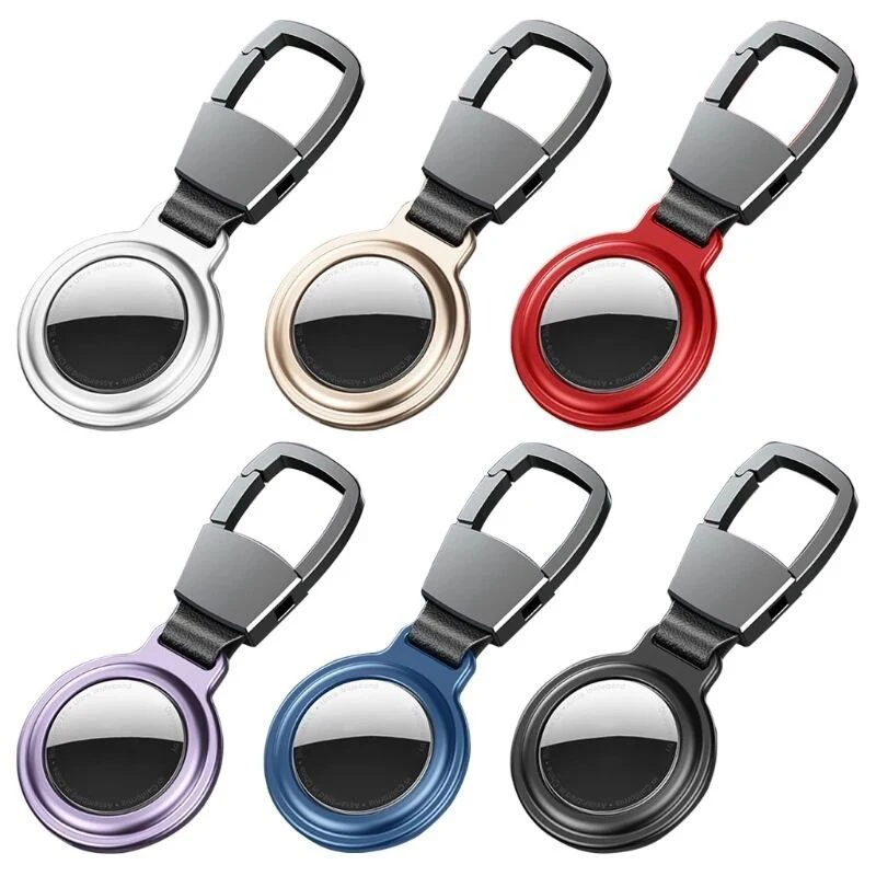 Metal Magnetic Keychain Holder Case for Tracker Devices