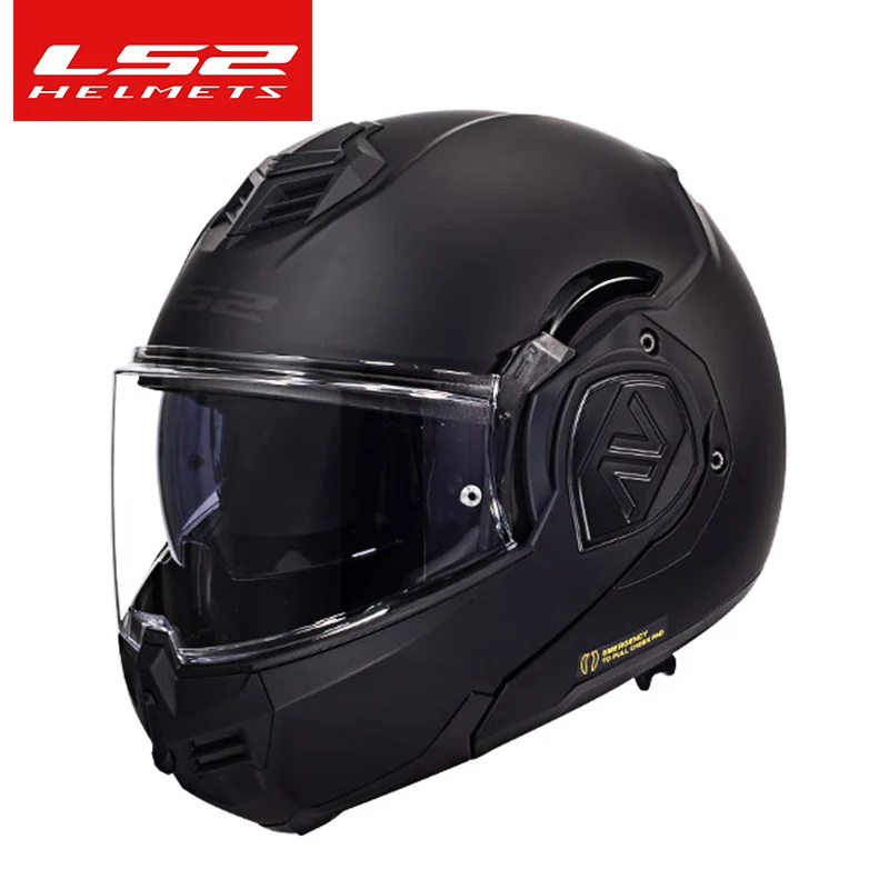 LS2 FF906 어드밴트 플립업 풀페이스 헬멧, 오토바이 모듈러 더블 바이저 헬멧, 내장 렌즈 ECE Capacete Casco Moto