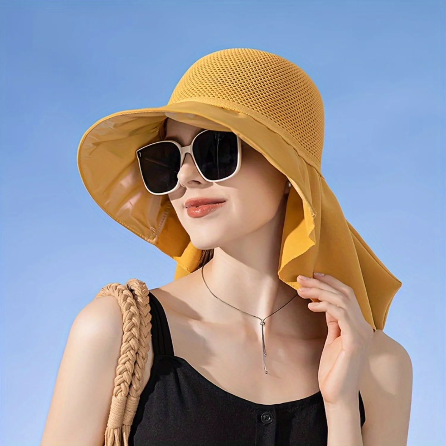 Womens Premium UV Shield Wide Brim Sun Hat-Foldable & Versatile for Beach, Fishing, Garden, Hiking-Perfect Summer Outdoor Es