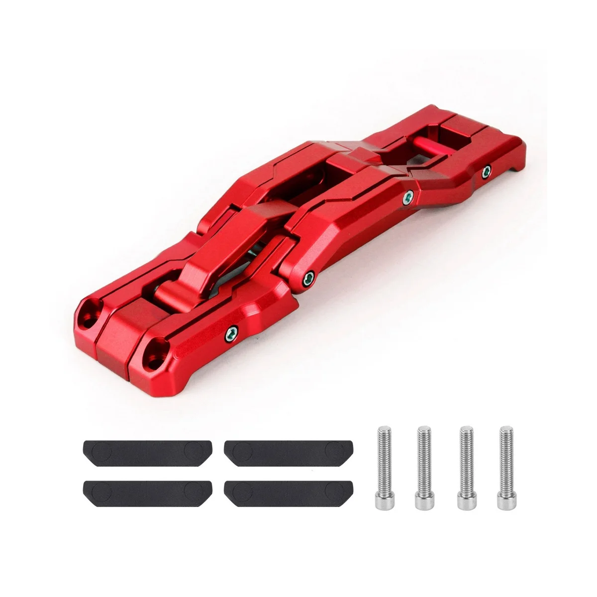 

Педали для Jeep Wrangler JK/JL 2/4-21, 2007 двери, до и после боковой лестницы, складные лестничные педали из алюминиевого сплава, красные