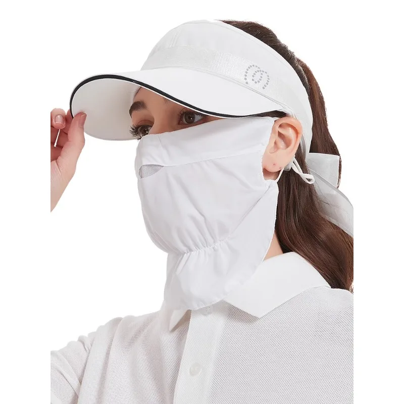 MG Golf Hat Women's Sports Open Top Sunshade Sunscreen Breathable Cap Large Brim High-end Ladies Girl's Tennis Hats