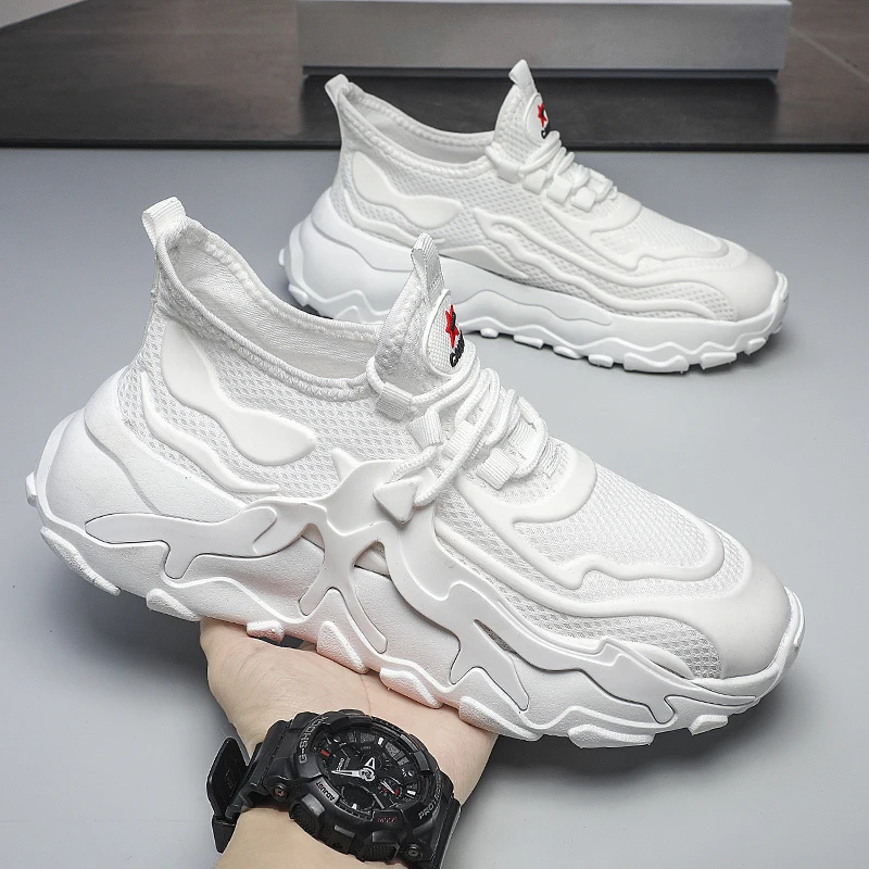 Men's Daily Versatile Trbottomy Shoes, Soft Sole, Soft Surface, Non-Slip, Casual Trbottomyy Slippery Casual Sports Shoes, Suitable for Outdoor Activities, Men's Shoes