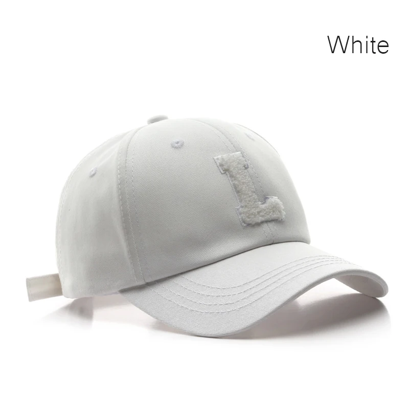 2023 Baseball in cotone per donna e uomo Moda Lettera L Cappello Casual Hip Hop Cappelli Snapback Visiere estive Berretto da sole_voghion.com