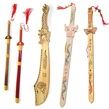 

Wooden Sword Simulated Animation Prop Weapon Anime Katana Samurai Cosplay Ninja Performance Props Gift Toys for Kids COS Sword