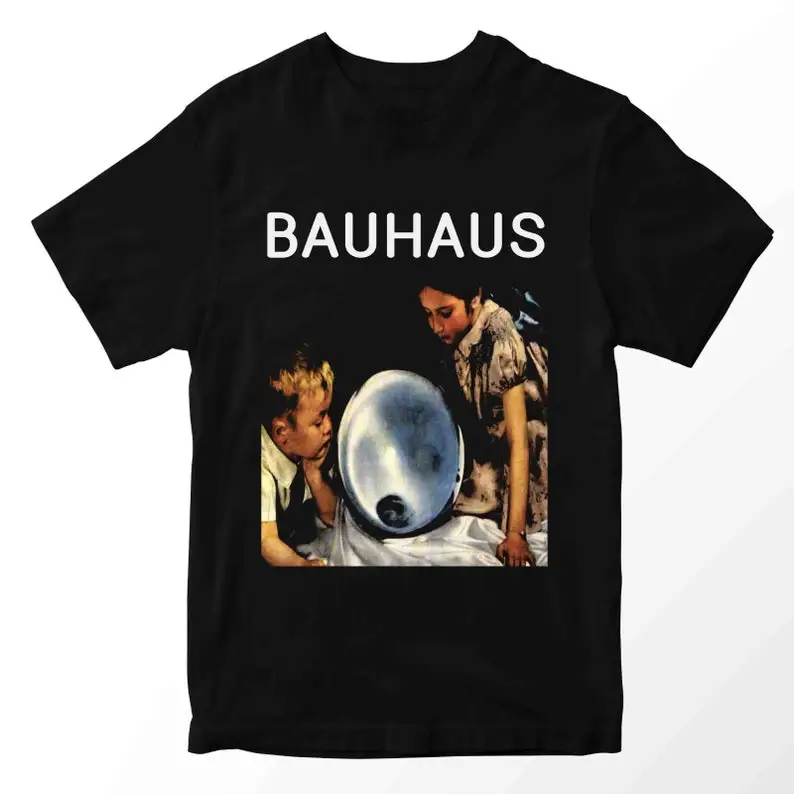Bauhaus Tshirt Post Punk Darkwave Casual O-Neck Short Sleeve Men's Tees Regular Fit Men Women T Shirt
