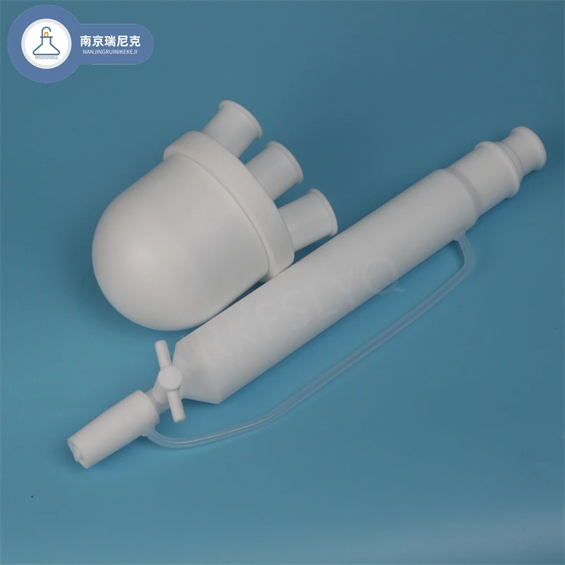 PTFE 정압 분리 깔때기, 액체 분리 추출용, 폴리테트라 플루오로 폴리테트라 플루오르 분리 깔때기, 250ml