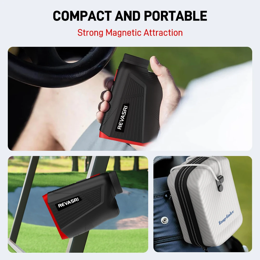 Golf Rangefinder with Slope Compensation 1000 Yards Laser Range Finder Golf Flag