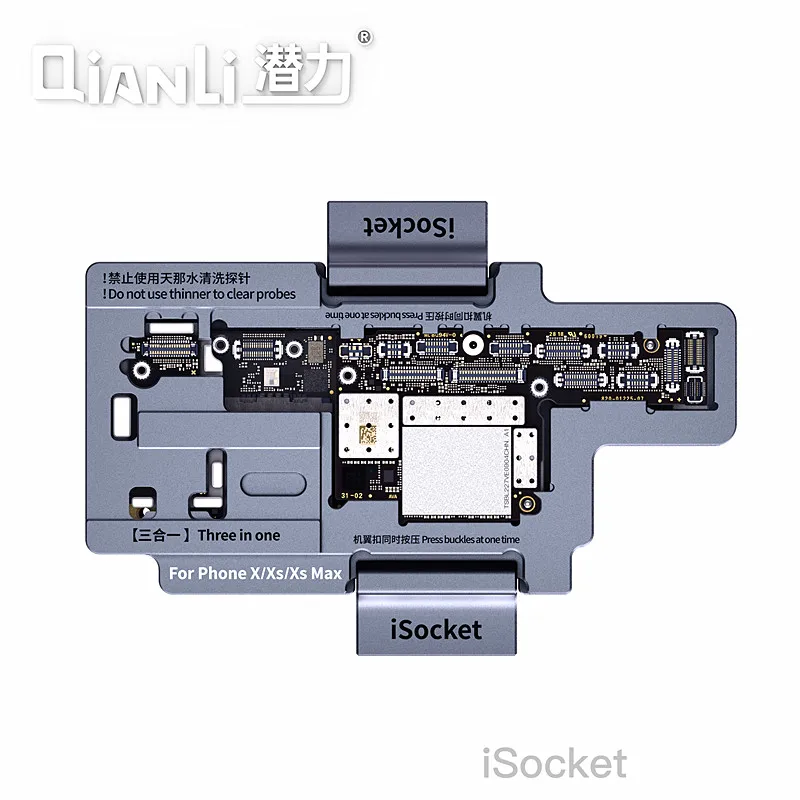QIANLI 4-IN-1 Motherboard Layered Test Frame For IPhone X 11 12 13 Pro Max 14 Plus Mainboard Function Tester MEGA-IEDA iSocket