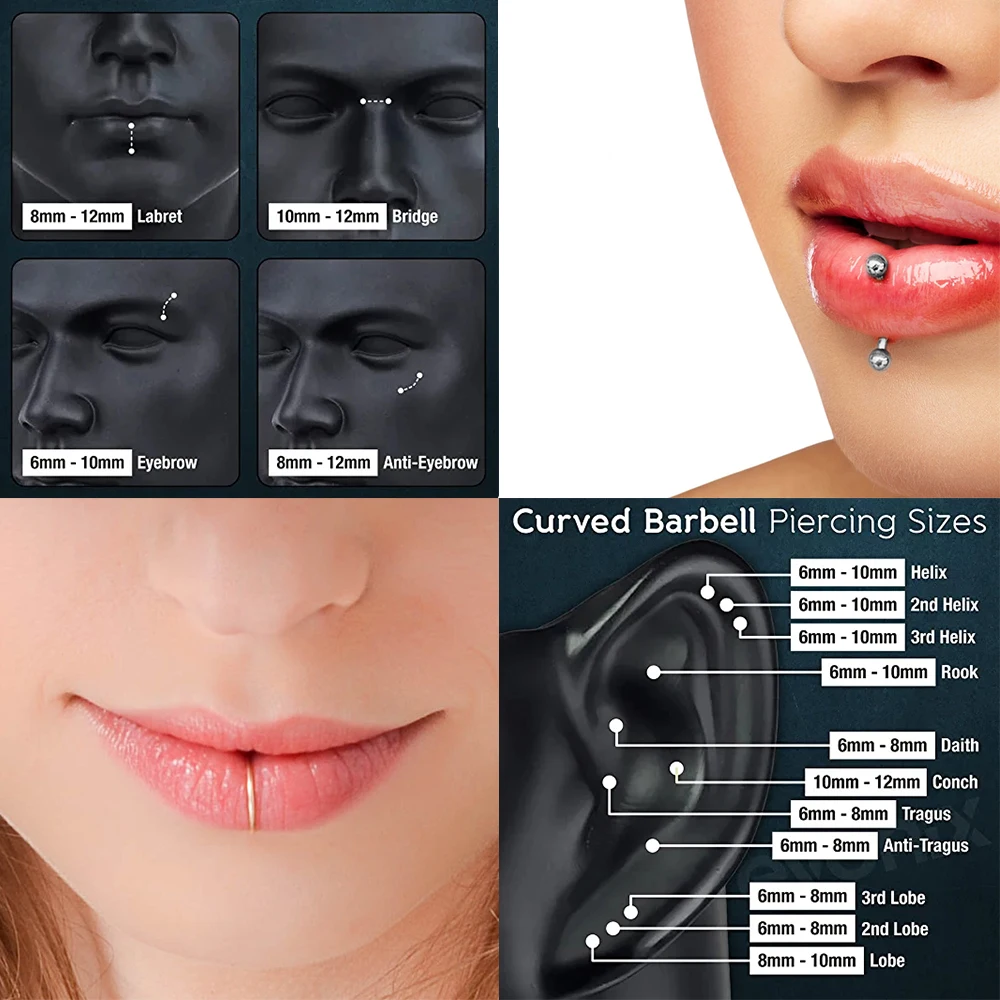 Ashley Horizontal Lip Piercing Ashley And Vertical Labret Upper Lip Inverse  Labret Piercing Upper, image size:1000x1000